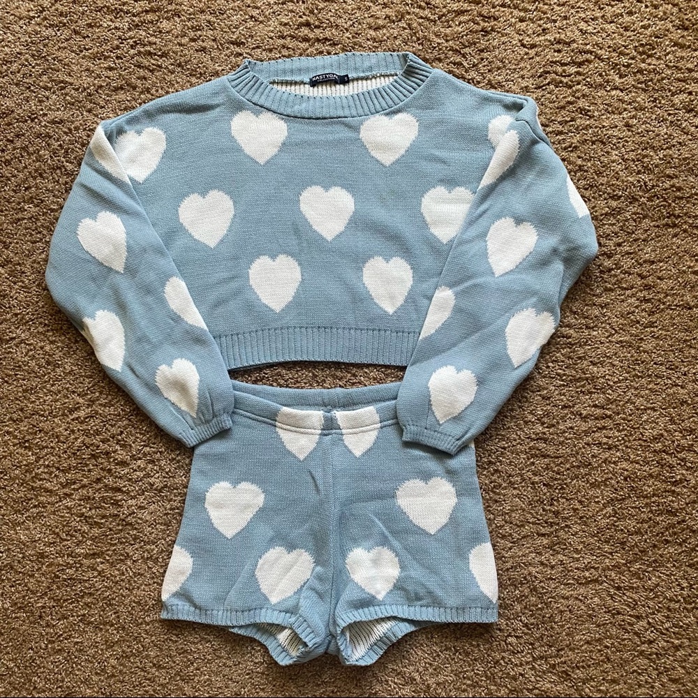 NWOT Nasty Gal Heart Set